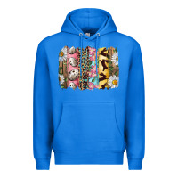 True Royal Easter Brushstroke With Quail Eggs Daisy And Bunny Premium Hoodie - RanaPortraitStore