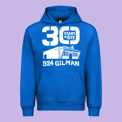 30 Years Of Diy 924 Gilman Streets Urban Hoodie Designed By Artisfamous