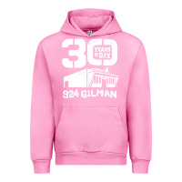 Fuchsia Pink 30 years of diy 924 gilman streets Urban Hoodie - artisFamous