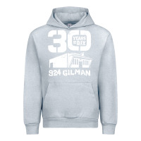 Heather Grey 30 years of diy 924 gilman streets Urban Hoodie - artisFamous
