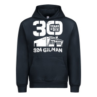 Navy 30 years of diy 924 gilman streets Urban Hoodie - artisFamous