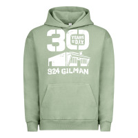 Pigment Oil Green 30 years of diy 924 gilman streets Urban Hoodie - artisFamous