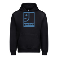 Black GOODWILL Urban Hoodie - artisFamous