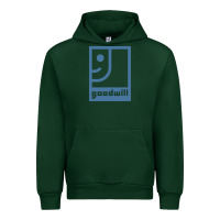 Forest Green GOODWILL Urban Hoodie - artisFamous
