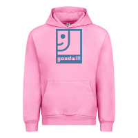 Fuchsia Pink GOODWILL Urban Hoodie - artisFamous