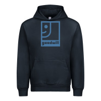 Navy GOODWILL Urban Hoodie - artisFamous