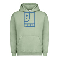 Pigment Oil Green GOODWILL Urban Hoodie - artisFamous