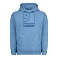 Pigment Pebble Blue GOODWILL Urban Hoodie - artisFamous