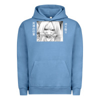 Pigment Pebble Blue reaper death Urban Hoodie - artisFamous