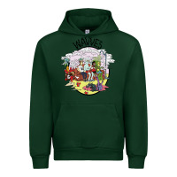 Forest Green wavves Urban Hoodie - artisFamous