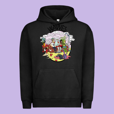 Wavves Urban Hoodie Designed By Artisfamous