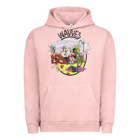 Pigment Salmon wavves Urban Hoodie - artisFamous
