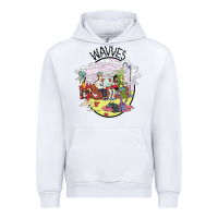 White wavves Urban Hoodie - artisFamous