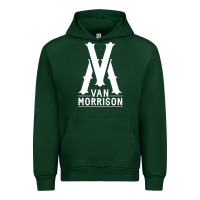 Forest Green Van Morrison Music Urban Hoodie - artisFamous