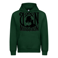 Forest Green Van Morrison Music Urban Hoodie - artisFamous
