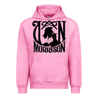 Fuchsia Pink Van Morrison Music Urban Hoodie - artisFamous
