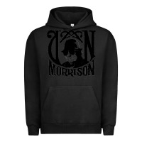 Pigment Black Van Morrison Music Urban Hoodie - artisFamous