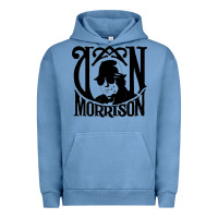 Pigment Pebble Blue Van Morrison Music Urban Hoodie - artisFamous