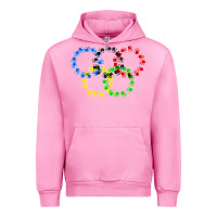 Fuchsia Pink winter olympics Urban Hoodie - artisFamous