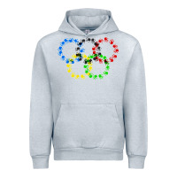 Heather Grey winter olympics Urban Hoodie - artisFamous