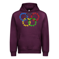 Mauve Wine winter olympics Urban Hoodie - artisFamous