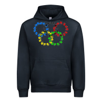 Navy winter olympics Urban Hoodie - artisFamous