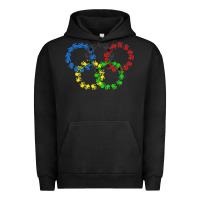 Pigment Black winter olympics Urban Hoodie - artisFamous