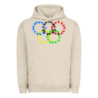 Pigment French Oak winter olympics Urban Hoodie - artisFamous