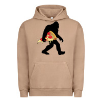 Pigment Burro bigfoot carrying pizza Urban Hoodie - artisFamous