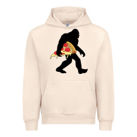 Sandshell bigfoot carrying pizza Urban Hoodie - artisFamous