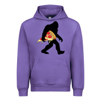 Tulip bigfoot carrying pizza Urban Hoodie - artisFamous