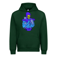 Forest Green skeletor's cat premium scoop csic las Urban Hoodie - artisFamous