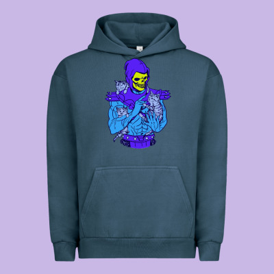 Skeletor's Cat Premium Scoop Csic Las Urban Hoodie Designed By Artisfamous