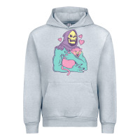 Heather Grey skeletor's cat premium scoop classic Urban Hoodie - artisFamous