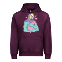 Mauve Wine skeletor's cat premium scoop classic Urban Hoodie - artisFamous