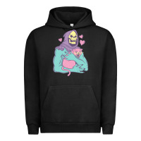Pigment Black skeletor's cat premium scoop classic Urban Hoodie - artisFamous