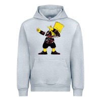 Heather Grey dabbing bart Urban Hoodie - artisFamous