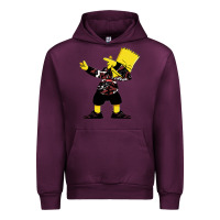 Mauve Wine dabbing bart Urban Hoodie - artisFamous