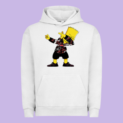 Dabbing Bart Urban Hoodie Designed By Artisfamous