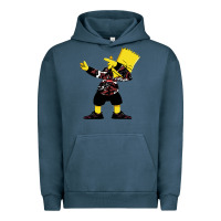 Pigment Midnight Navy dabbing bart Urban Hoodie - artisFamous