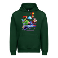 Forest Green superheroes Urban Hoodie - artisFamous