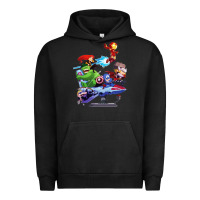 Pigment Black superheroes Urban Hoodie - artisFamous