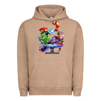 Pigment Burro superheroes Urban Hoodie - artisFamous