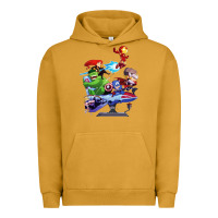 Pigment Peanut Butter superheroes Urban Hoodie - artisFamous