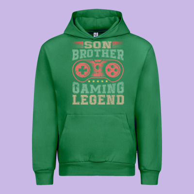 Son Brother Gaming Legend Urban Hoodie Designed By Artisfamous