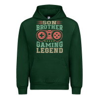 Forest Green SON BROTHER GAMING LEGEND Urban Hoodie - artisFamous