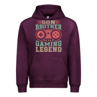 Mauve Wine SON BROTHER GAMING LEGEND Urban Hoodie - artisFamous