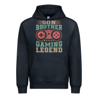 Navy SON BROTHER GAMING LEGEND Urban Hoodie - artisFamous