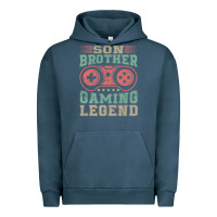 Pigment Midnight Navy SON BROTHER GAMING LEGEND Urban Hoodie - artisFamous