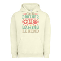 Pigment Pistachio SON BROTHER GAMING LEGEND Urban Hoodie - artisFamous